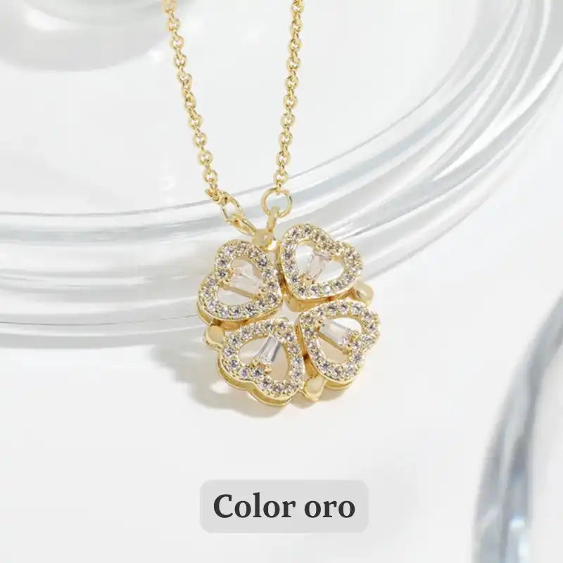 🍀 OFERTA especial: Llévate 2 Collares Trébol Amor & Fortuna infinita + 1 Joyero GRATIS 🍀