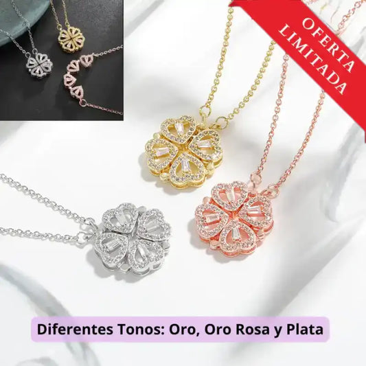 🍀 OFERTA especial: Llévate 2 Collares Trébol Amor & Fortuna infinita + 1 Joyero GRATIS 🍀