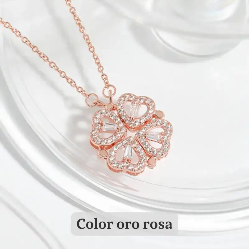 🍀 OFERTA especial: Llévate 2 Collares Trébol Amor & Fortuna infinita + 1 Joyero GRATIS 🍀