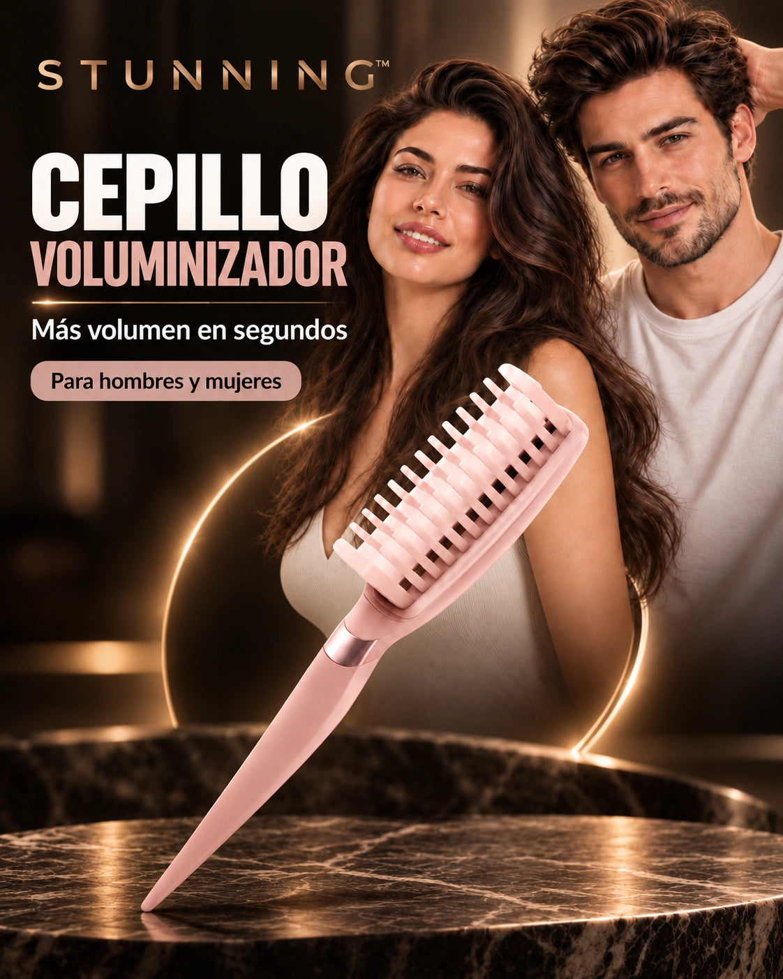 Cepillo voluminizador con omnia botanica