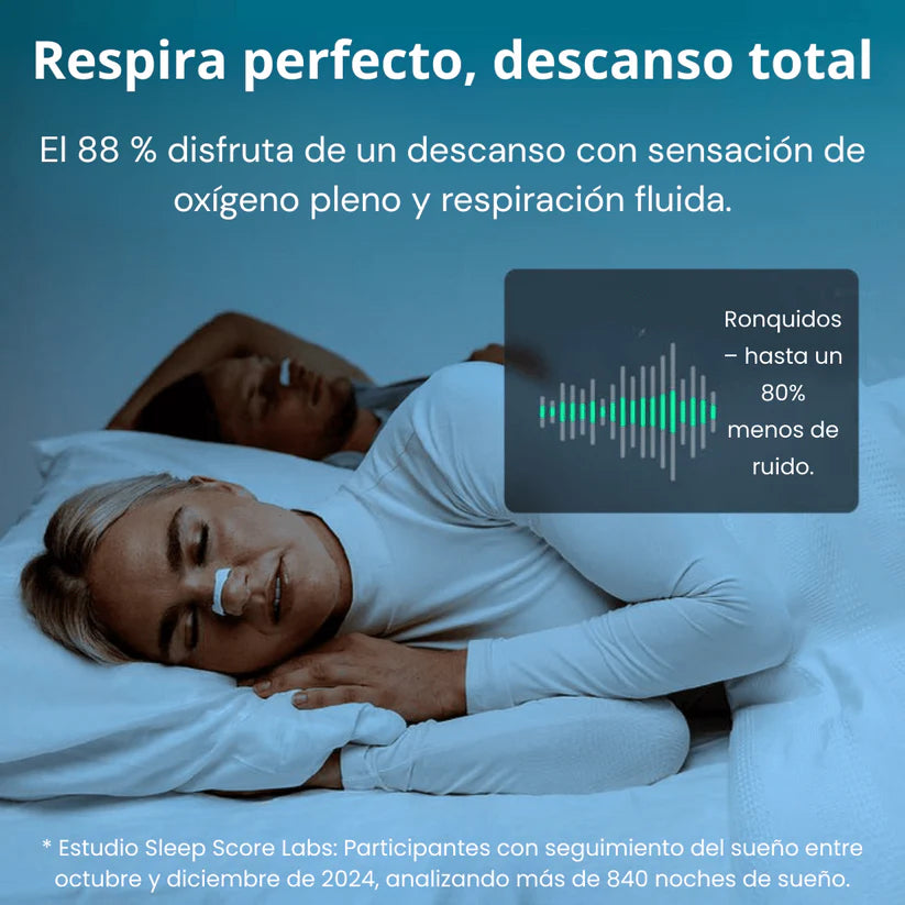 Sleep & Sport™ – Tiras Nasales Magnéticas Premium: sueño, deporte y bienestar