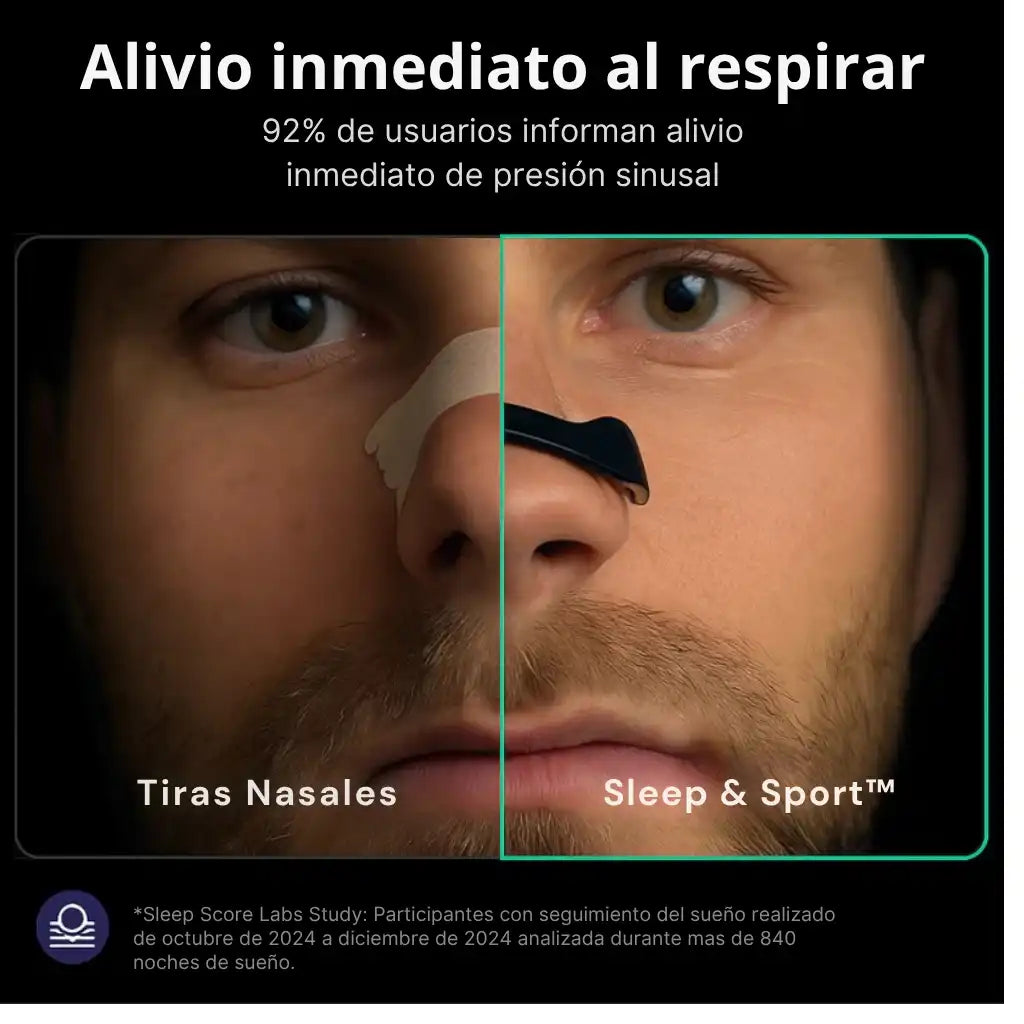 Sleep & Sport™ – Tiras Nasales Magnéticas Premium: sueño, deporte y bienestar