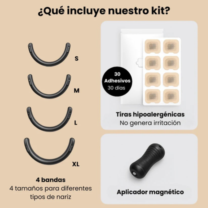 Sleep & Sport™ – Tiras Nasales Magnéticas Premium: sueño, deporte y bienestar