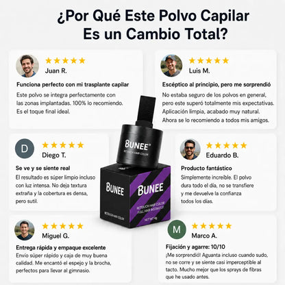 BUNEE® – Polvo Capilar Densificador Instantáneo